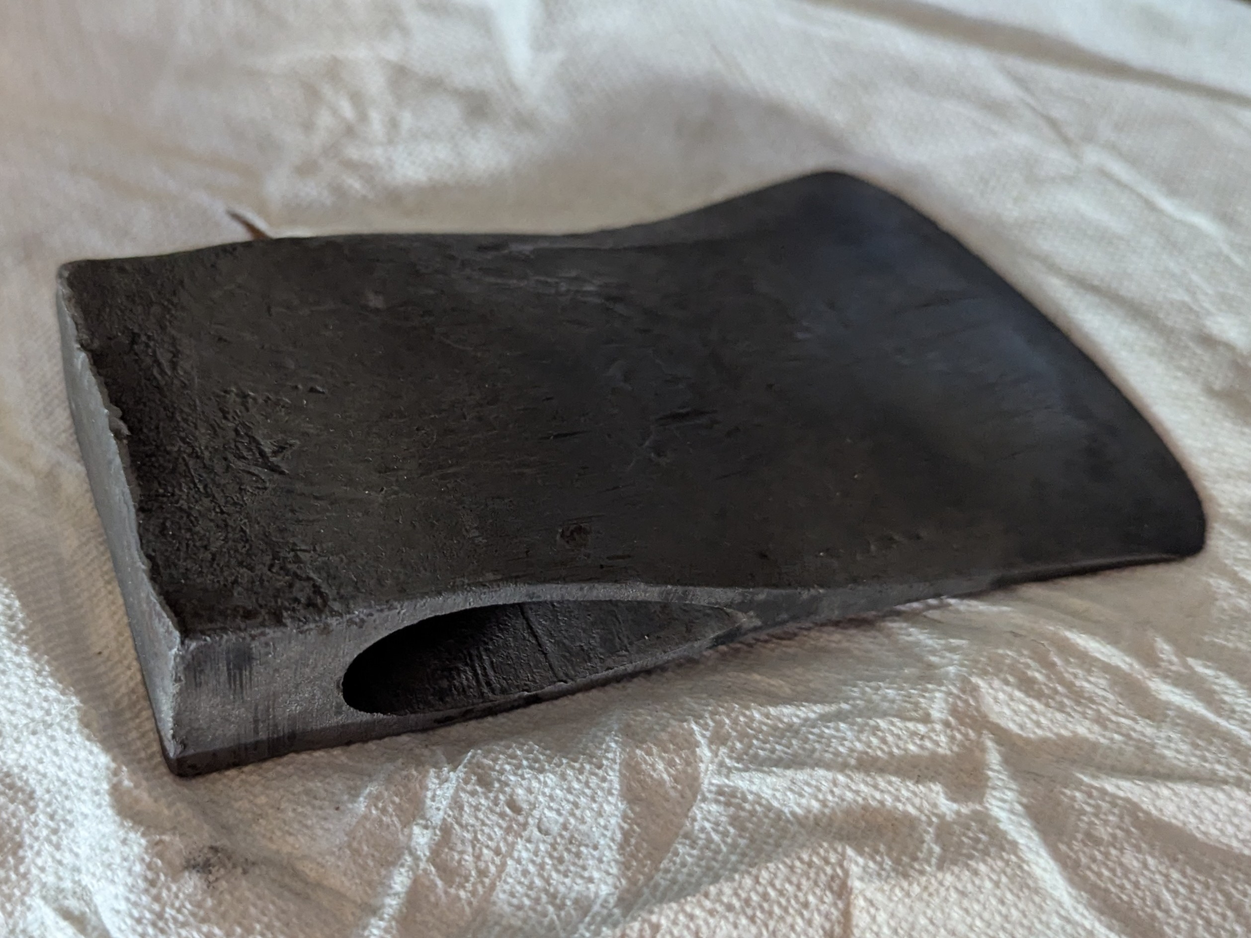 cleaned axehead