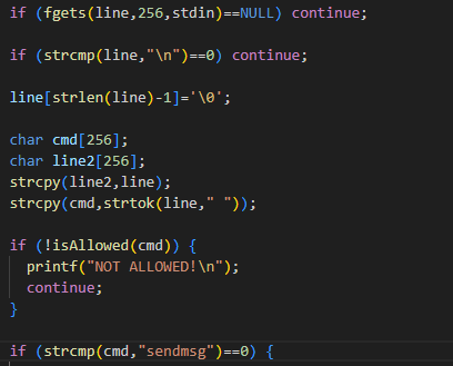 c code