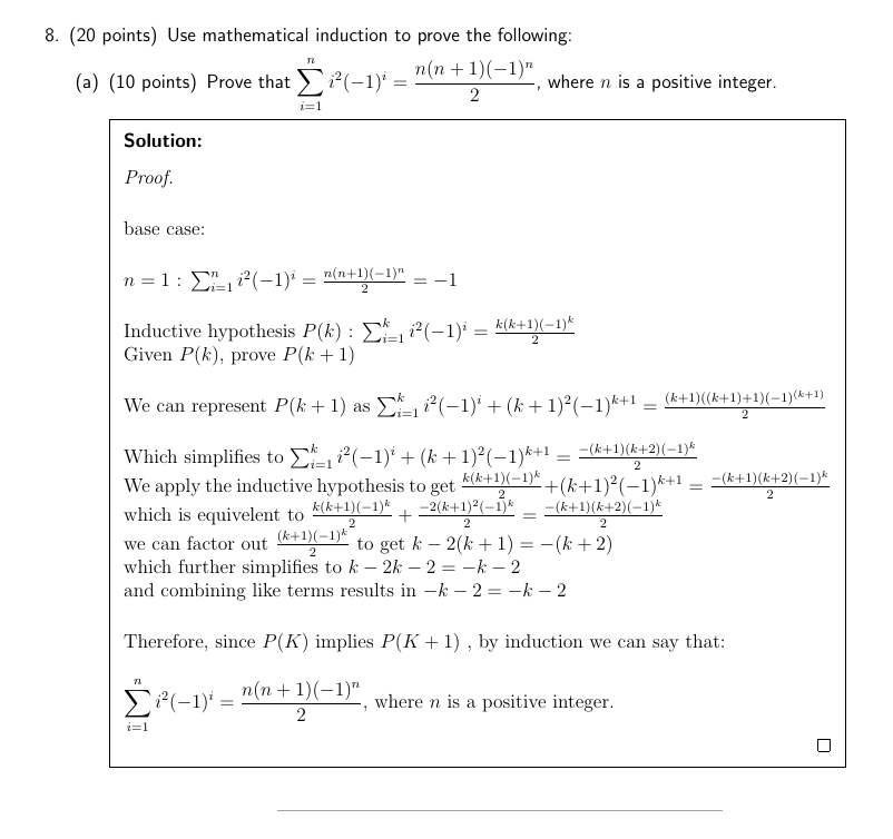 a discrete math problem